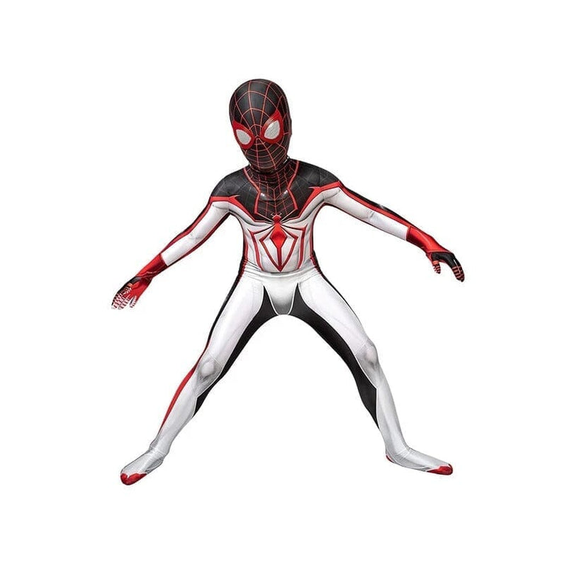 Fantasia Infantil Homem-Aranha Miles Morales Game ps5 Cosplay